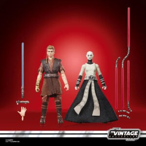 Anakin Skywalker and Asajj Ventress The Vintage Collection 2026 action figures