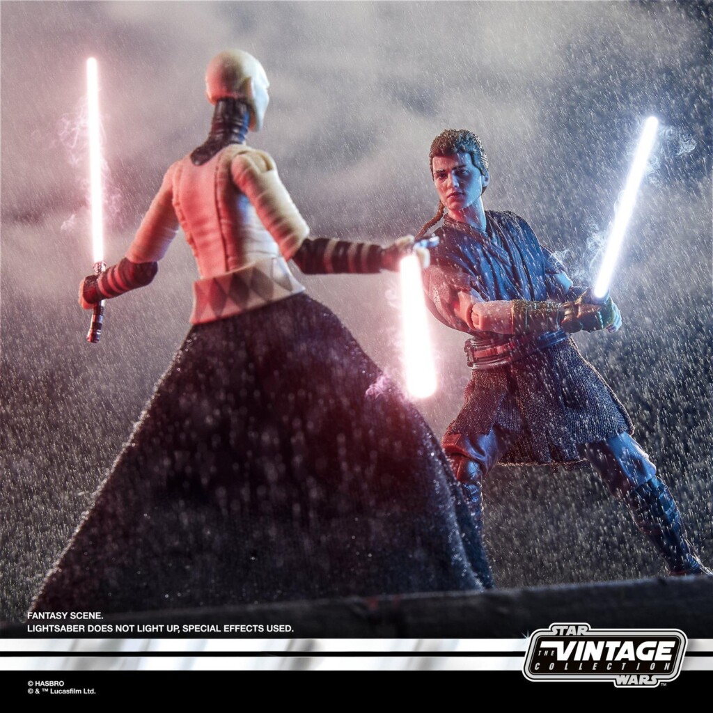 Anakin Skywalker and Asajj Ventress The Vintage Collection 2026 action figures