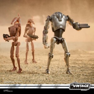Super Battle Droid and Battle Droids (Geonosis) The Vintage Collection 2026 action figures